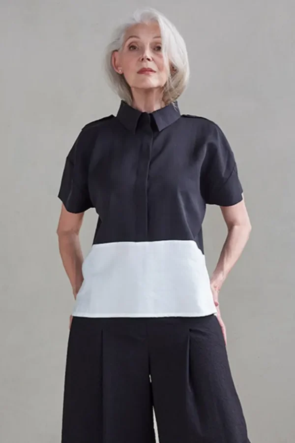 Missen Elsewhere Fashion Blouses*Barkly-Black-Off-White