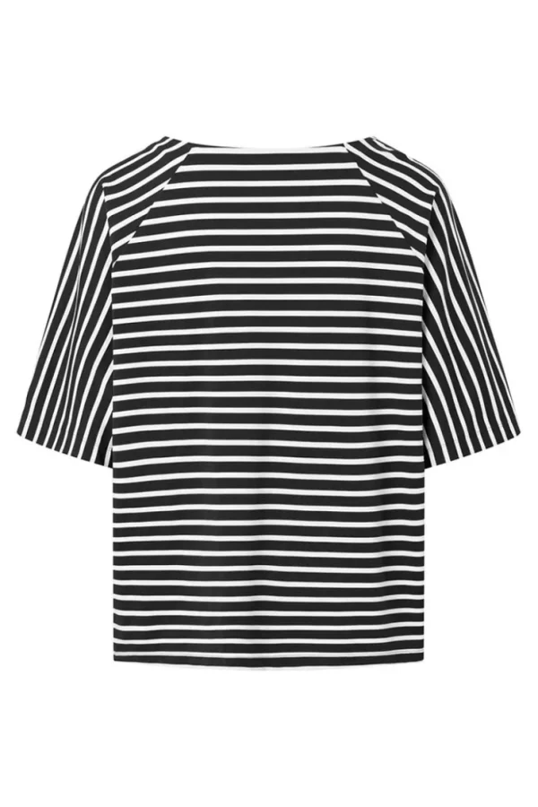 Missen Elsewhere Fashion Tops*Christiana Top-Black-Offwhite