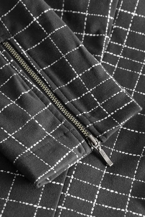 Missen Elsewhere Fashion Jassen*Flores Jacket-Black-Offwhite