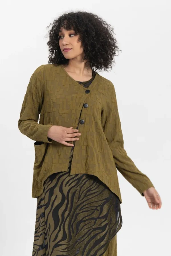 Missen Elsewhere Fashion Vesten*Mari Cardigan-Gold Mustard