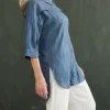 Missen Elsewhere Fashion Blouses*Reivilo Blouse-Denim