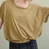 Missen Elsewhere Fashion Tops*Rosetta Top-Golden