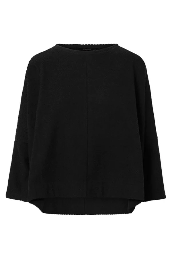 Missen Elsewhere Fashion Sweaters*Somero Terry Sweater-Black